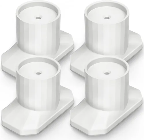 ICERO Protector de pared extensor para puerta de bebé (paquete de 4) Kit de extensión de puertas montadas a presión que extiende puertas de