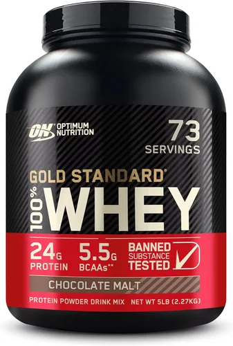 Vista 57 de Optimum Nutrition Estándar dorado 100% Proteína de Suero de Leche en Polvo, Pie de lima, 1.8 Libra