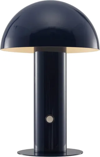 Vista 7 de JONATHAN Y JYL7115G Boletus 10.75" Lámpara de mesa LED de setas contemporánea bohemia recargable/inalámbrica de hierro regulable integrada, roja