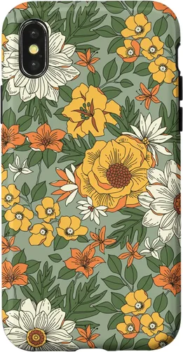 Vista 5 de Yellow Wildflower Summer Flowers Botanical Graphic Floral Case for iPhone 16