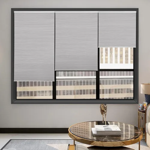 Vista 14 de Changshade Persianas celulares opacas de tamaño personalizado, sin cables, con el diámetro de panales de 1 pulgada, para oficina, sala de estar