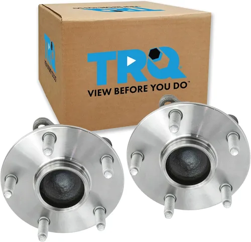 Vista 48 de TRQ Juego de 2 rodamientos de rueda delantera y conjunto de cubo compatible con Tesla 3 2020 Y 2018-2019