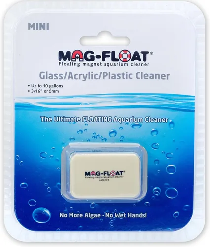 Mag-Float Mini 25 limpiador para tanques de vidrio y acrílico | Magfloat Magnetic Betta Fish Tank Cleaner | Herramienta de limpieza magnética para