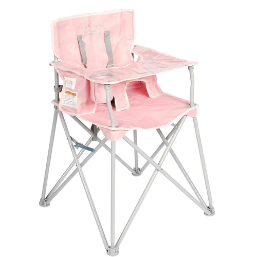 Vista 17 de ciao! baby Silla alta portátil para viajes, silla alta plegable con bandeja, color negro