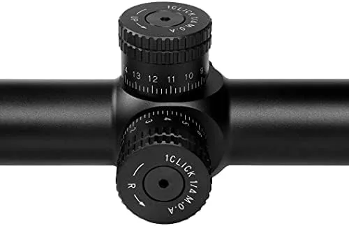 Vista 5 de Edenberg 3-12x40 con ajuste de paralaje, mira telescópica para rifle de caza, tubo de 30mm, torretas W/E bloqueables, amplio campo de visión, ocular