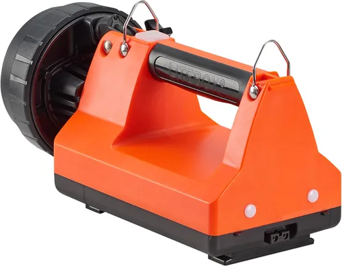 Vista 6 de Streamlight 45861 E-Spot Firebox 1500-Lumen 110000 Candela Linterna de haz puntual recargable con LED traseros duales, carga CA/CC, correa de hombro