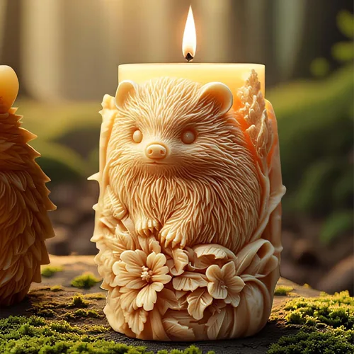 Vista 18 de Molde de Vela de Concha Molde de Cilindro de Concha Molde de Pez de Silicona Onda Espiral para Velas - Moldes de Fundición de Resina de Silicona