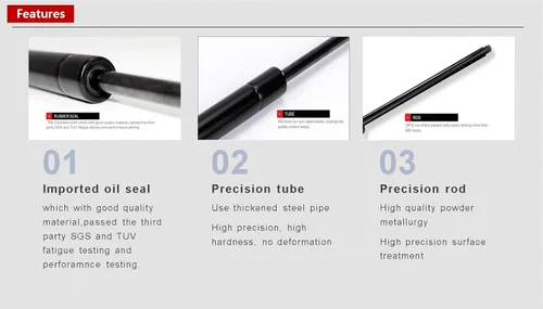 Vista 3 de 2 puntales de elevación para ventana trasera trasera compatibles con KIA 2003-2009 Sorento (nota)