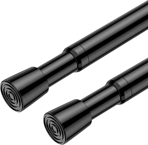 Vista 37 de AIZESI 4 Piezas Barras de Cortina de Tensión de Resorte Pequeñas de 8 a 12 Pulgadas, Mini Barras de Tensión DIY Sin Taladro para Luces Laterales