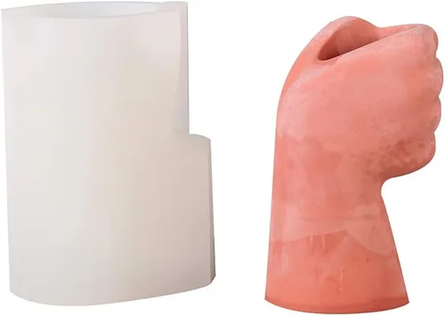 Vista 6 de NICOLE Moldes de silicona para macetas de hormigón, moldes de yeso para plantas suculentas, moldes de macetas de cemento