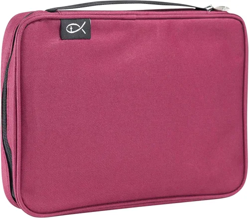 Vista 2 de Divinity Boutique Funda para Biblia Básico Borgoña, Extra Grande (21437) Se adapta a Biblias de hasta 7.25 x 10.125 x 2.25 pulgadas