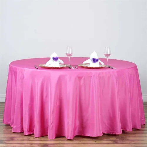 Vista 124 de Efavormart - Mantel redondo de poliéster para banquetes de boda, 90 pulgadas, color marfil