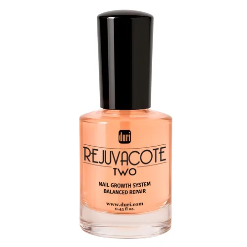 Duri Rejuvacote 2 uñas base y capa superior de crecimiento de uñas, reparación equilibrada, endurecedor de uñas para pelar, uñas delgadas o frágiles