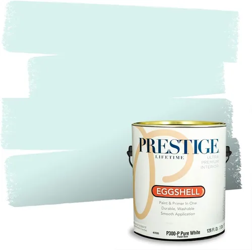 Vista 137 de PRESTIGE Pintura interior e imprimación en uno, salpicaduras acuosas, cáscara de huevo, 1 galón