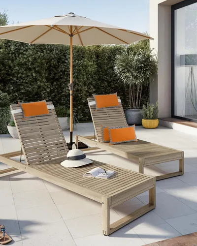 Vista 5 de Paquete de 2 fundas de almohada lumbar de color naranja quemado, impermeables, para exteriores, con patrón de clave griega, geométrica, para patio