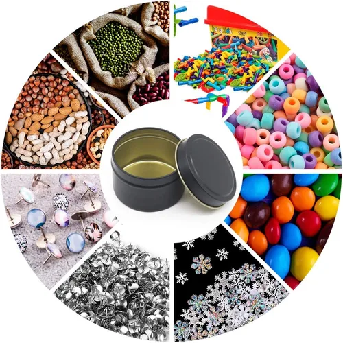 Vista 6 de Aroparc Latas negras de 4 onzas, latas de fabricación a granel, recipientes de 24 piezas, tarros para hacer velas, color negro