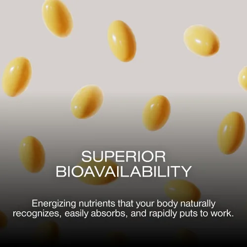 Vista 4 de HUMAN NATURE Jump Start: Sarga de bisonte alimentada con pasto silvestre y aceite MCT, suplemento de enfoque con vitaminas esenciales