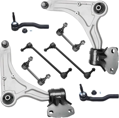 Vista 199 de Detroit Axle - Kit de suspensión frontal de 8 piezas para Chevy GMC Silverado Sierra Suburban 1500 Yukon Avalanche Cadillac Escalade brazos