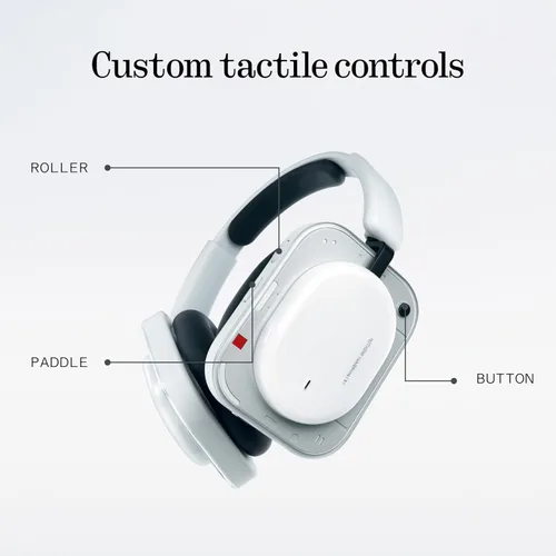 Vista 3 de Nothing Auriculares (a) Auriculares con cancelación activa de ruido adaptables 2026, auriculares inalámbricos Bluetooth 5.4 ANC con LDAC Hi-Res, 5