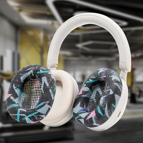 Vista 7 de WC SweatZ XM5 - Fundas de sudor patentadas para Sony WH1000XM5 de Wicked Cojines, protección completa de 360 almohadillas para los oídos, a prueba