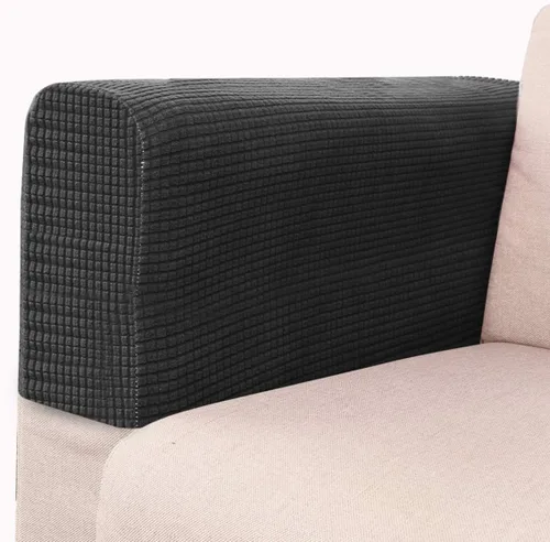 Vista 2 de BESPORTBLE Protectores de brazo de silla, funda elástica para reposabrazos de sofá, funda protectora elástica para el hogar, oficina, sillón