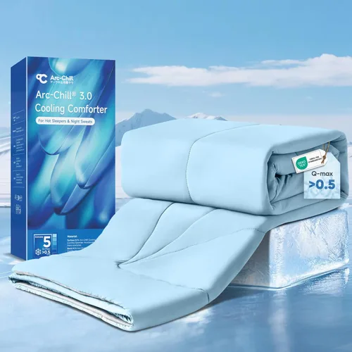 Elegear - Edredón refrescante Queen que absorbe el calor corporal para mantenerse fresco, cobija refrigerante para personas que duermen con calor,