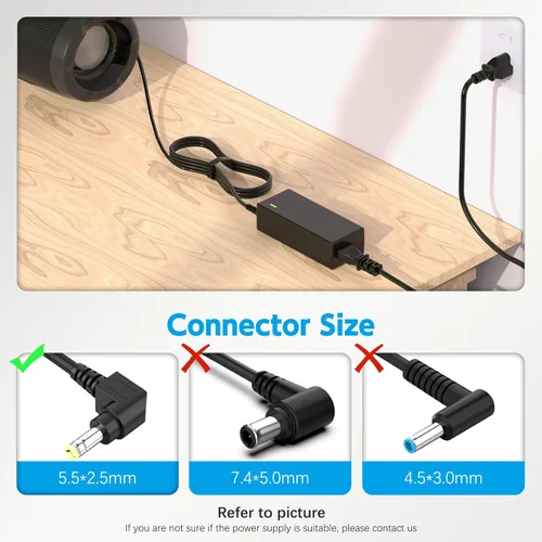 Vista 5 de Cargador de 19 V compatible con JBL Boombox 2, Boombox 1 altavoz inalámbrico Bluetooth; Xtreme, Xtreme 2, Xtreme portátil, extremo, extremo 2