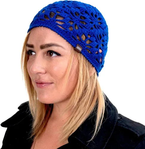 Gorros de ganchillo tejidos a mano para mujer Algodón de bambú suave transpirable Gorro de quimioterapia refrescante para dormir Hecho a mano