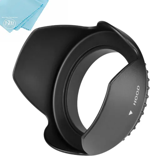 77MM Tulipán Digital Flower Lens Hood para Nikon COOLPIX P1000, P1100 16.7 Cámara Digital