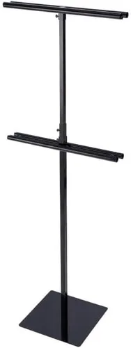 Vista 3 de SSWBasics Soporte ajustable de metal negro - Negro