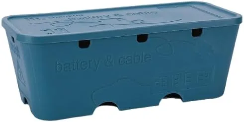 Vista 14 de 12.5x5.7x5.3in Cable Management Box Cable Organizer Box and Power Strip Box Hide Desk Cord and Floor Cables to Cover and Hide & Power Strips & Cords