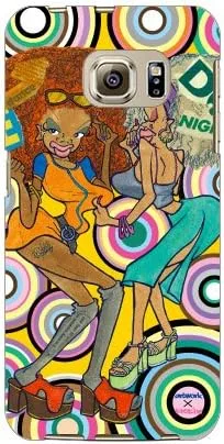 Vista 44 de MSOJ1C-ABWH-151-M827 Cute Dancers, Circle and Yellow Back Design by Artwork/for Xperia J1 Compact D5788/MVNO Smartphone (SIM Free Device)