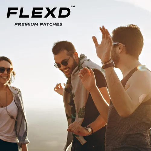 Vista 7 de Flexd - Libre 3 Fundas para Sensores Impermeables, Parches Adhesivos Freestyle (Paquete de 25) Bronceado