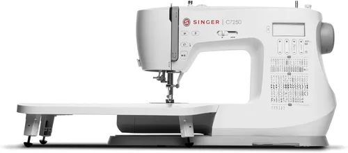 Máquina de coser y de acolchado computarizada SINGER C7250 con mesa de extensión y kit de accesorios | 417 aplicaciones de puntadas, letras