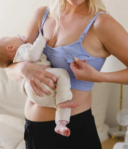 Vista 35 de Kindred Bravely Sublime Pumping Bra Hands Free, Adjustable Pumping & Nursing Bra with EasyClip for All Breast Pumps