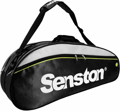 Senston bolsa para raqueta de bádminton o tenis con una correa para llevar al hombro y capacidad para 6 raquetas, impermeable y resistente al polvo