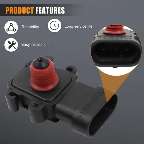 Vista 4 de Sensor de mapa de presión absoluta colector apto para Chevrolet para Chevy para Buick para Cadillac para GMC para GM para Saturn Oldsmobile Hummer