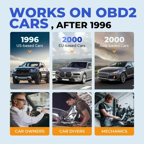 Vista 6 de Escáner de código Autel Autolink, Rojo y Negro