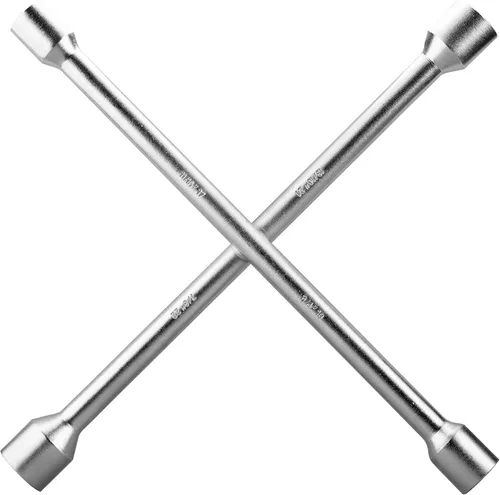 CARTMAN Llave universal de llanta resistente de 14 pulgadas Llave de hierro para neumáticos de 4 vías