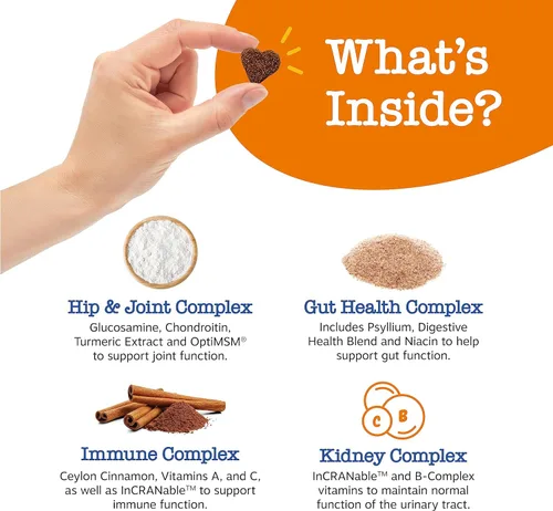 Vista 28 de Zesty Paws Multivitamínico para perros, vitaminas masticables para perros y suplementos para cadera y articulaciones, piel y pelaje, aceite