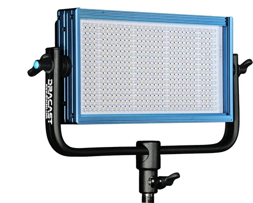 Dracast Pro Series LED500 - Luz de video LED de 5600 K de luz diurna | Regulable 0% - 100% | CRI y TLCI 96+ | Placa de batería de montaje en V |