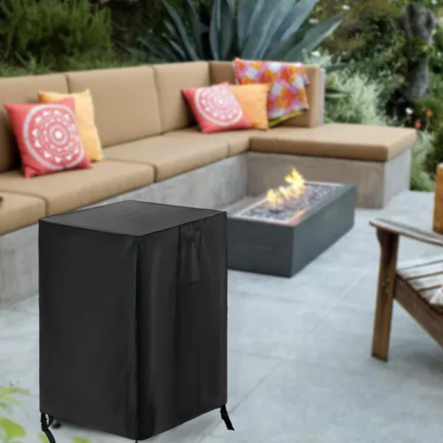 Vista 6 de Saking Funda para Tanque de Propano Compatible con Tanque de Propano Cuadrado de 20 libras, Funda Impermeable para Mesa Auxiliar de Almacenamiento