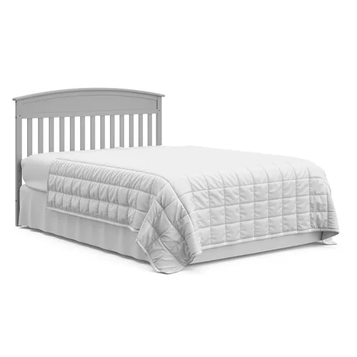 Vista 79 de Graco Benton 5 en 1 Cuna Convertible (Gris) – Certificado GREENGUARD Gold, se convierte de cuna para bebé a cama infantil, diván y cama