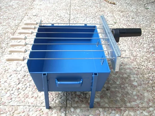 Vista 2 de Asador de barbacoa de carbón griego chipriota pequeño (Foukou)