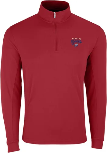 Vista 15 de Vantage Apparel Jersey con cremallera de un cuarto de béisbol de la liga menor