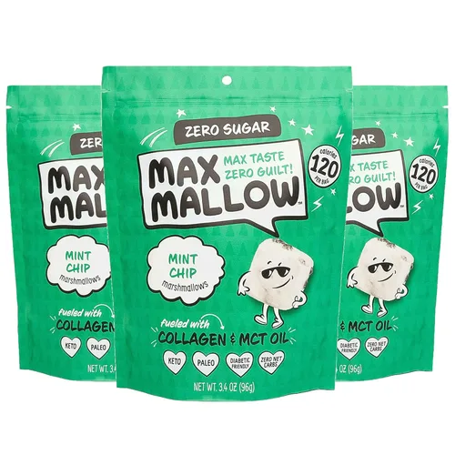 Vista 11 de Malvaviscos Sin Azúcar Max Mallow - Aptos para Keto, Perfectos para S'mores, Chocolate Caliente y Repostería con Snacks Sin Azúcar, S'mores Aceite