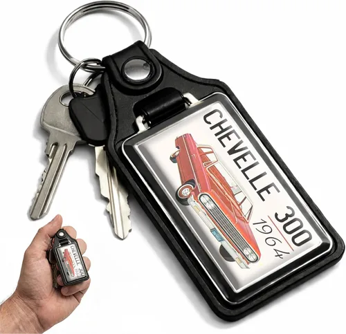 Vista 36 de Brotherhood Car Key Chain for Chevelle - Classic Models Keychain for Men and Women Gift Key Ring