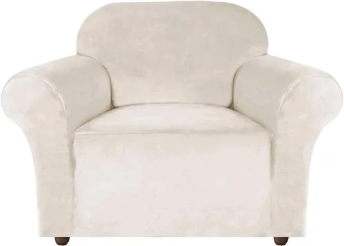 Vista 11 de Turquoize Fundas de terciopelo para sillas reclinables con bolsillo, fundas elásticas para sillas reclinables, 1 pieza de terciopelo para muebles