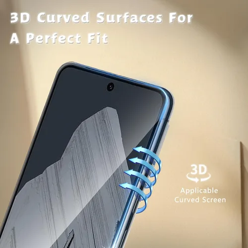 Vista 5 de Protector de pantalla de vidrio templado para Google Pixel 8 Pro, 6.7 pulgadas, fácil instalación con herramienta de alineación, vidrio templado 9H