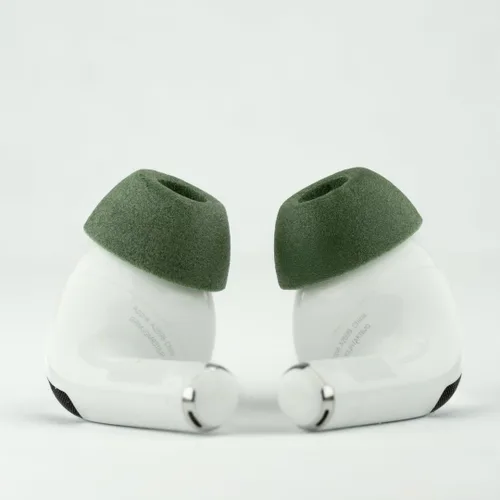 Vista 24 de Comply Puntas de repuesto de espuma viscoelástica para Apple AirPods Pro 1 y 2 Máxima comodidad, ajuste seguro, aislamiento de ruido superior